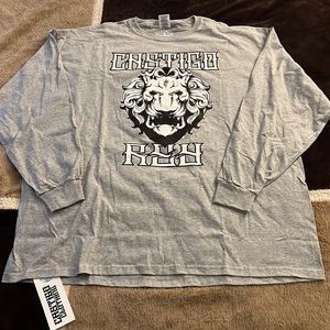 New Castigo Men’s Heavyweight Gray Cotton Long Sleeve Shirt